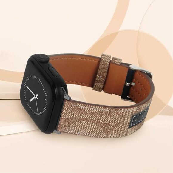 NEW Leather Luxury Design Apple Watch Band - Picture 3 of 5